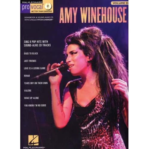 HAL LEONARD PRO VOCAL VOL.55 AMY WINEHOUSE + CD