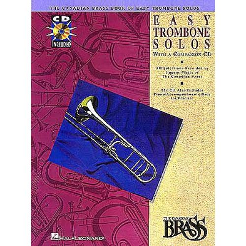 HAL LEONARD Canadian Brass - Book Of Easy Trombone Solos - Trombone