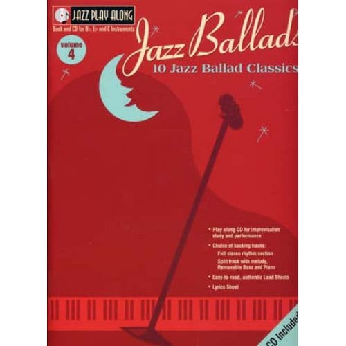 Jazz Play Along Vol.04 Jazz Ballads Bb, Eb, C Inst. Cd