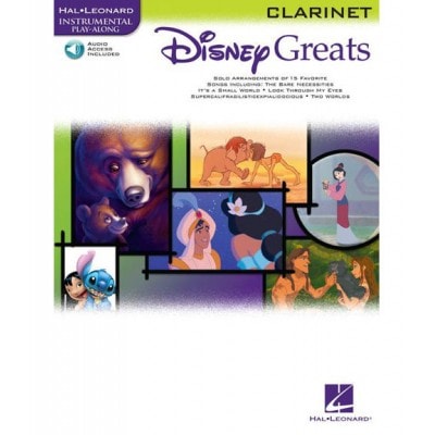 DISNEY GREATS CLARINET + MP3