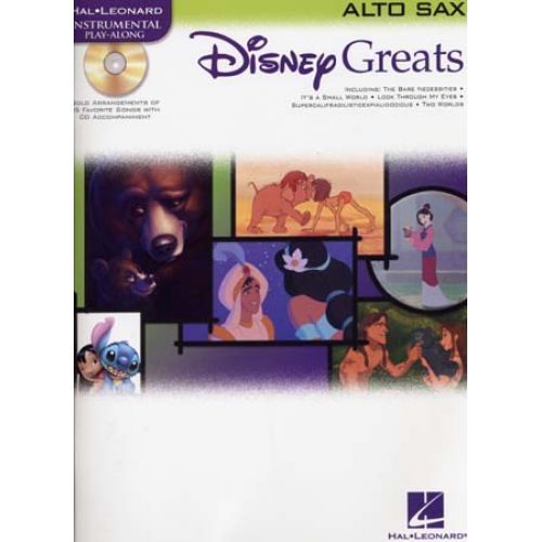 DISNEY GREATS ALTO SAX + AUDIO ONLINE