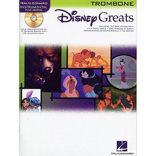 HAL LEONARD DISNEY GREATS + CD - TROMBONE