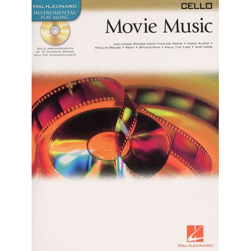 HAL LEONARD MOVIE MUSIC - CELLO + CD - CELLO
