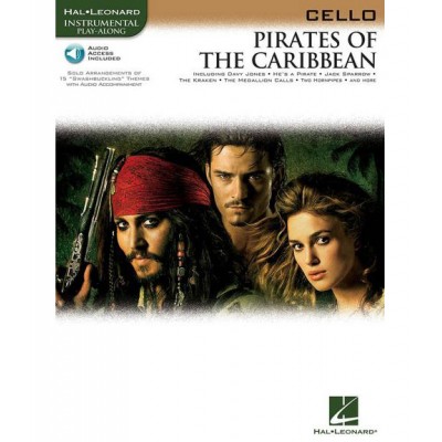 HAL LEONARD KLAUS BADELT PIRATES OF THE CARIBBEAN + MP3 - CELLO