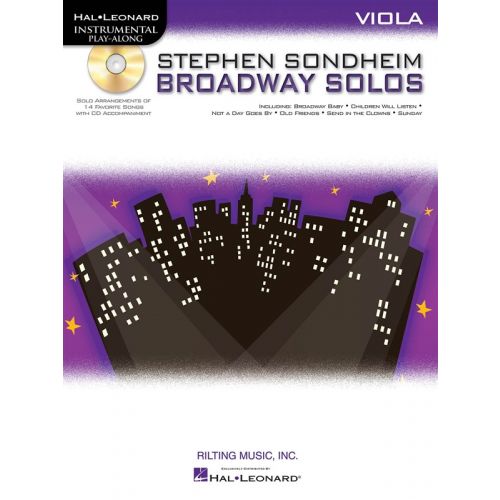 INSTRUMENTAL PLAY ALONG - SONDHEIM STEPHEN - BROADWAY SOLOS + CD - VIOLA