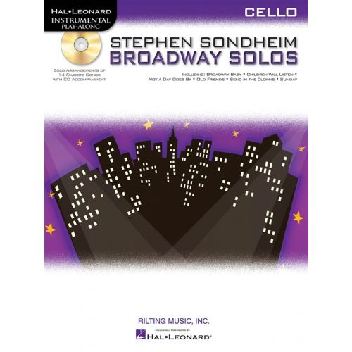 INSTRUMENTAL PLAY ALONG - SONDHEIM STEPHEN BROADWAY SOLOS + CD - CELLO