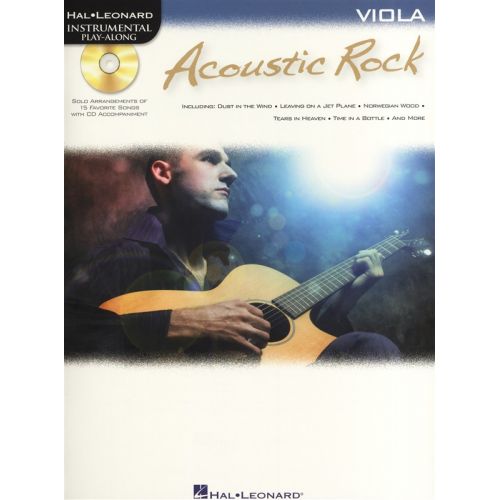 INSTRUMENTAL PLAY ALONG - ACOUSTIC ROCK + CD - VIOLA