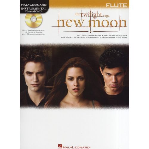  Instrumental Play-along New Moon Soundtrack + Cd - Flute