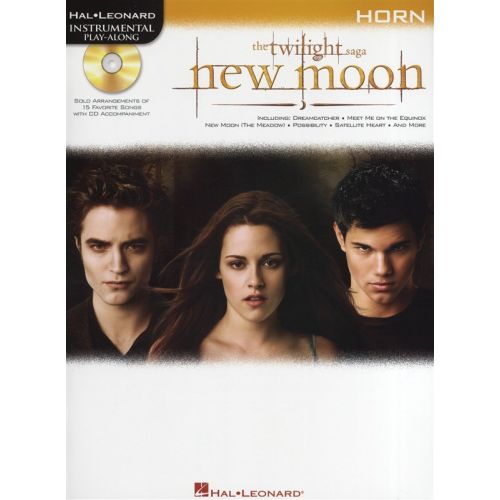 INSTRUMENTAL PLAY-ALONG NEW MOON SOUNDTRACK + CD - HORN