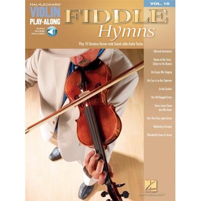 HAL LEONARD Fiddle Hymns - Violin Play Along Vol.18