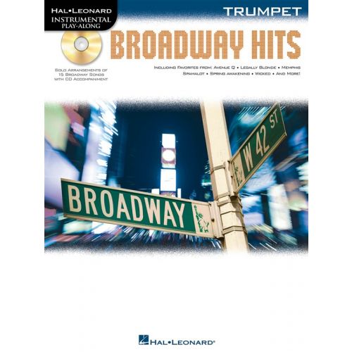HAL LEONARD INSTRUMENTAL PLAY ALONG - BROADWAY HITS + CD - TRUMPET