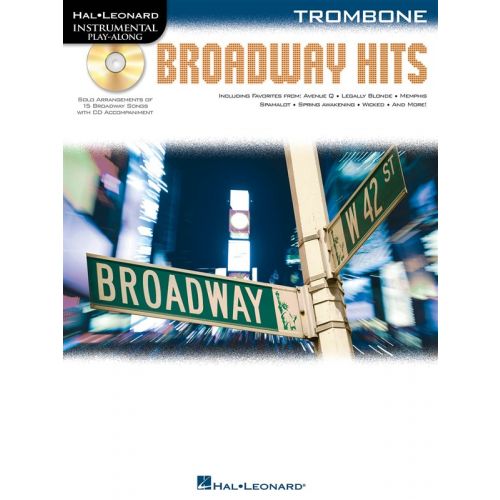 HAL LEONARD INSTRUMENTAL PLAY ALONG - BROADWAY HITS + CD - TROMBONE