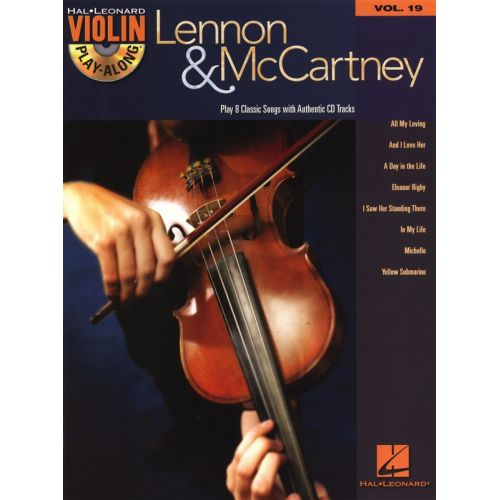 VIOLIN PLAY ALONG VOLUME 19 - LENNON AND MCCARTNEY + CD - VIOLIN