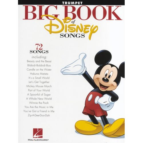 HAL LEONARD THE BIG BOOK OF DISNEY SONGS INSTRUMENTAL FOLIO - TRUMPET
