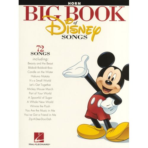 THE BIG BOOK OF DISNEY SONGS INSTRUMENTAL FOLIO - HORN