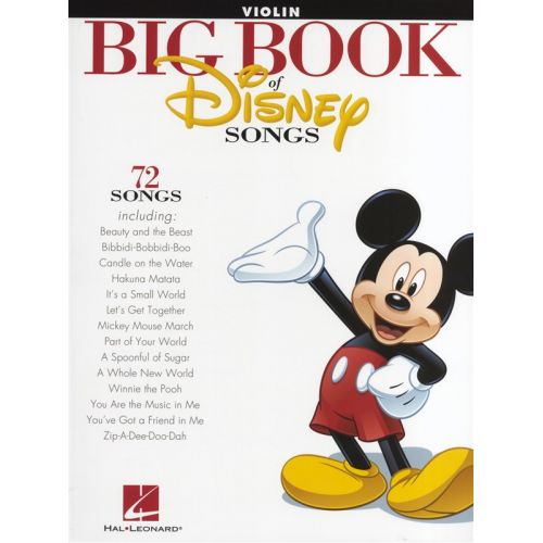 THE BIG BOOK OF DISNEY SONGS INSTRUMENTAL FOLIO - VIOLIN