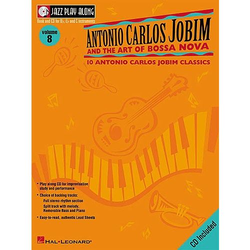 JAZZ PLAY ALONG :ANTONIO CARLOS JOBIM VOL 8 POUR VENTS