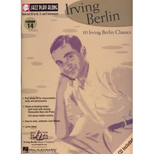 JAZZ PLAY ALONG VOL.14 IRVING BERLIN BB, EB, C INST. CD