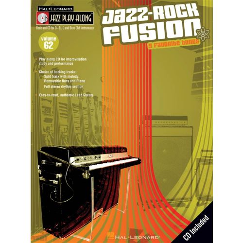 JAZZ PLAY ALONG VOLUME 62 - JAZZ-ROCK FUSION BFLATINST + CD - B FLAT INSTRUMENTS