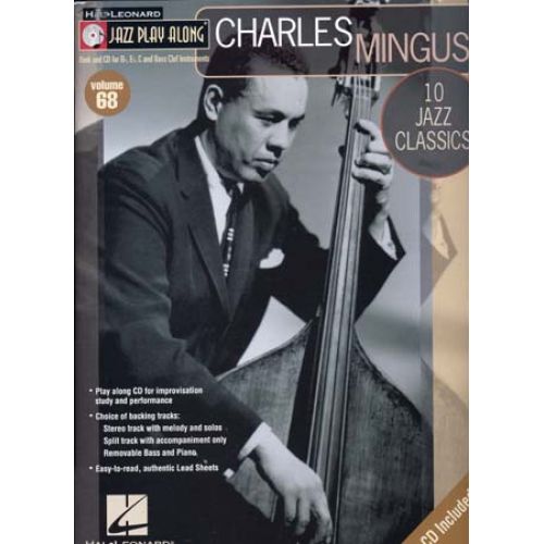 JAZZ PLAY ALONG VOL.68 CHARLES MINGUS BB, EB, C INST. CD