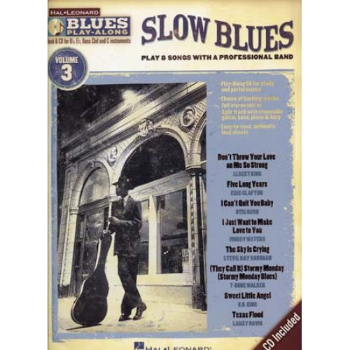 HAL LEONARD SLOW BLUES - BLUES PLAY ALONG VOL.3 + CD