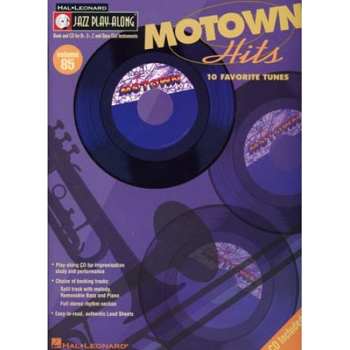 JAZZ PLAY ALONG VOL.85 - MOTOWN HITS + CD - Bb, Eb, C INSTRUMENTS 