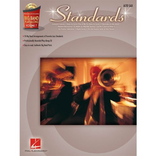 HAL LEONARD BIG BAND PLAY-ALONG VOLUME 7 - STANDARDS - ALTO SAXOPHONE
