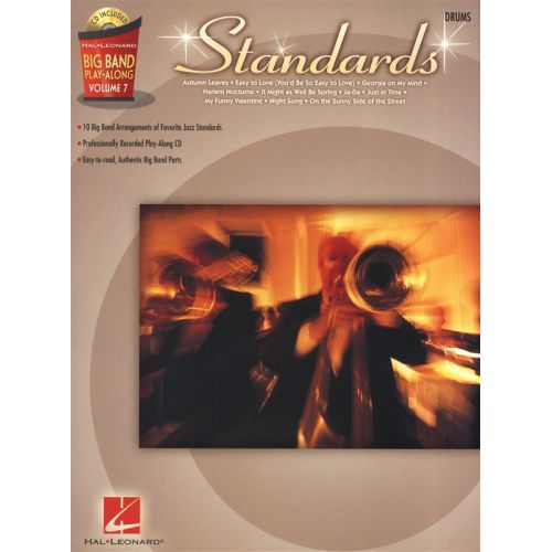BIG BAND PLAY ALONG VOLUME 7 STANDARDS DRUMS + CD - DRUMS