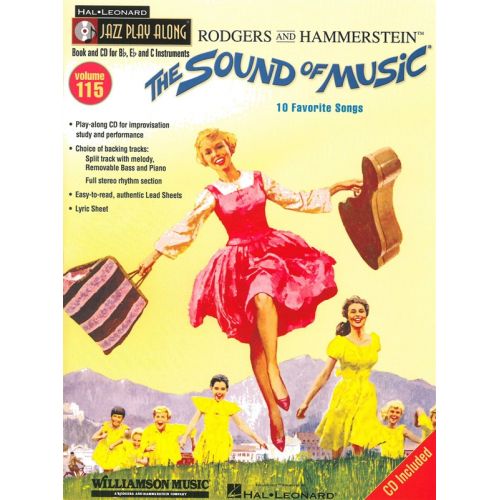 JAZZ PLAY-ALONG VOLUME 115 THE SOUND OF MUSIC + CD - ALL INSTRUMENTS
