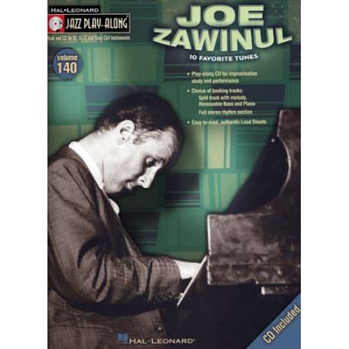 JAZZ PLAY ALONG VOL.140 JOE ZAWINUL Bb, Eb, C INSTRUMENT + CD