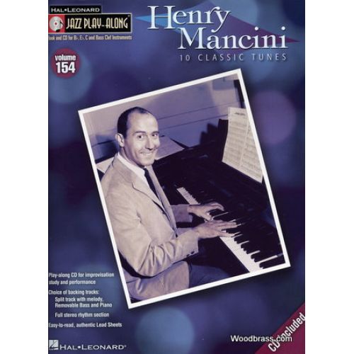 HAL LEONARD JAZZ PLAY ALONG VOL.154 HENRY MANCINI Bb, Eb, C INST. + CD
