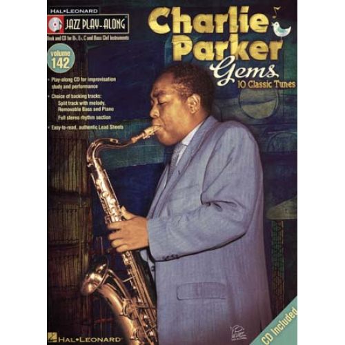 PARKER CHARLIE - JAZZ PLAY ALONG VOL.142 + CD - TOUS INSTRUMENTS 