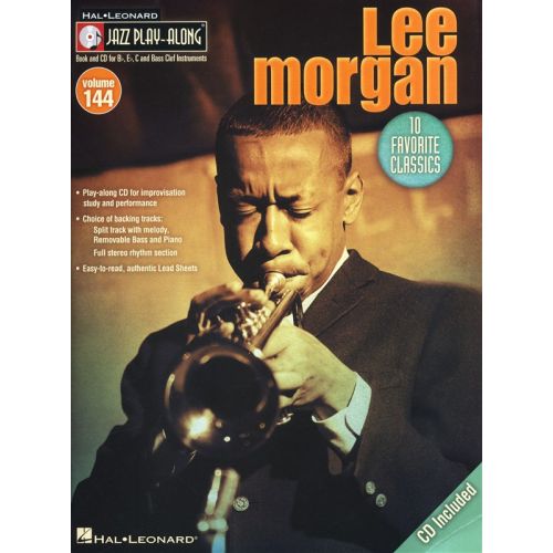 HAL LEONARD JAZZ PLAY ALONG VOLUME 144 MORGAN LEE ALL INSTRUMENTS + CD - BASS CLEF INSTRUMENTS