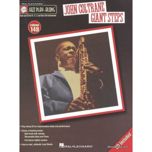 JAZZ PLAY ALONG VOL.149 JOHN COLTRANE - GIANT STEPS - BB, EB, C INST. CD