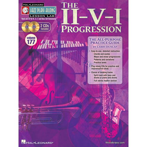 JAZZ PLAY ALONG LESSON LAB VOL.177 - THE II-V-I- PROGRESSION