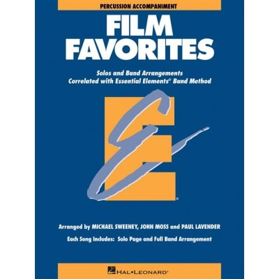 HAL LEONARD ESSENTIAL ELEMENTS - FILM FAVORITES - PERCUSSION 