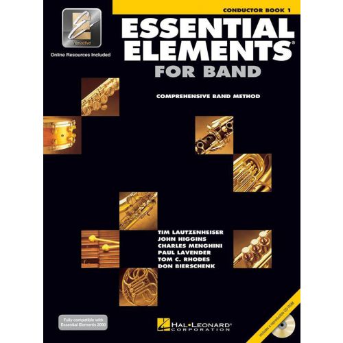 HAL LEONARD ESSENTIAL ELEMENTS 2000 VOL.1 + CD - CONDUCTEUR