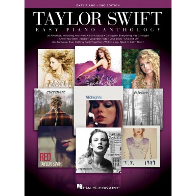 HAL LEONARD TAYLOR SWIFT - EASY PIANO ANTHOLOGY 2ND EDITION