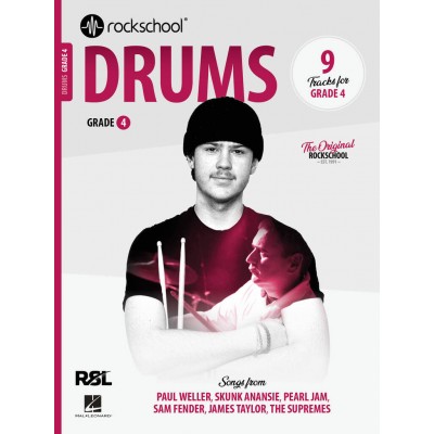 ROCK SCHOOL LIMITED Rockschool Drums Grade 4 (2024)