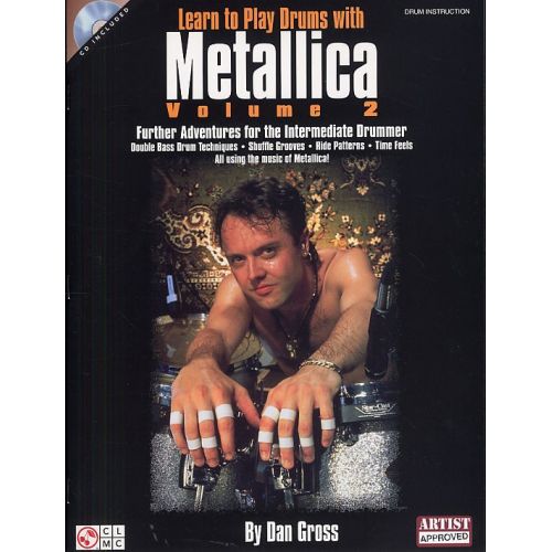 LEARN TO PLAY DRUMS WITH METALLICA VOLUME 2 + CD - DRUMS