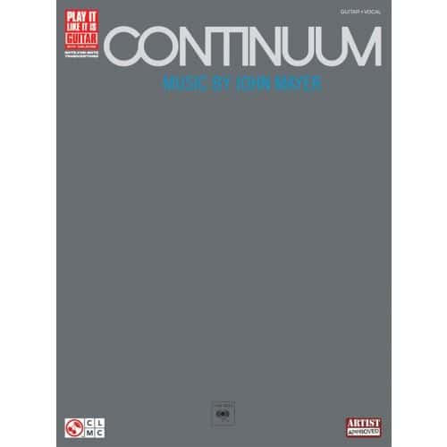 JOHN MAYER CONTINUUM - GUITAR RECORDED VERSIONS - GUITAR TAB