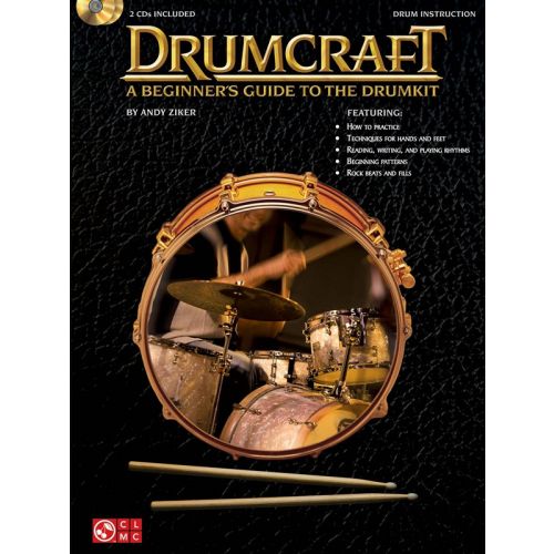 DRUMCRAFT A BEGINNER'S GUIDE TO THE DRUMKIT DRUMS + CD - DRUMS