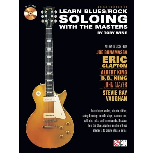 HAL LEONARD LEARN BLUES/ROCK SOLOING WITH THE MASTERS + CD - GUITAR TAB