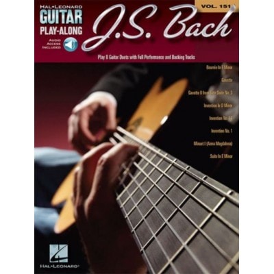 J.S. BACH - HAL LEONARD GUITAR PLAY ALONG VOL.151