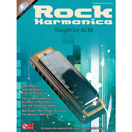 HAL LEONARD EK AL - ROCK HARMONICA + DVD - HARMONICA