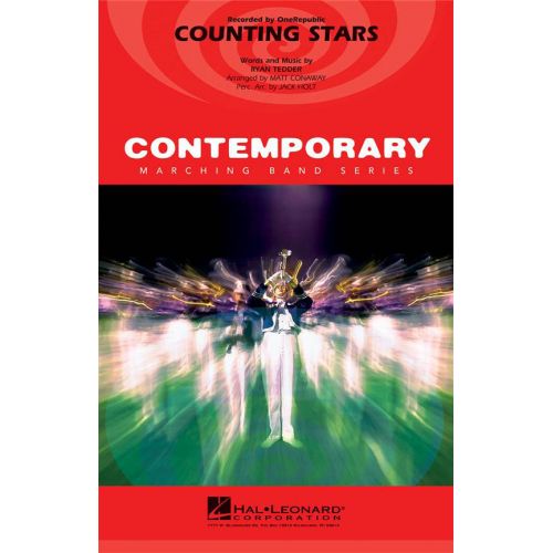 HAL LEONARD ONE REPUBLIC - COUNTING STARS - CONTEMPORARY MARCHING BAND 