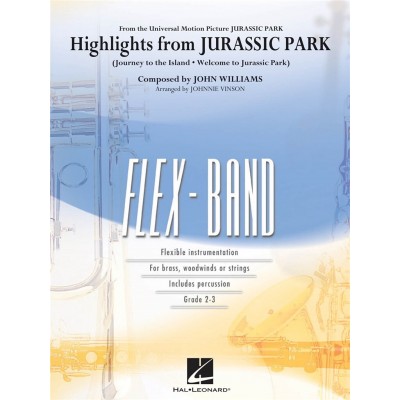 HAL LEONARD John Williams - Highlights From Jurassic Park - Score Flex Band