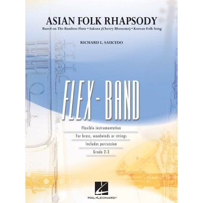 SAUCEDO RICHARD - ASIAN FOLK RHAPSODY - FLEXIBLE ENSEMBLE