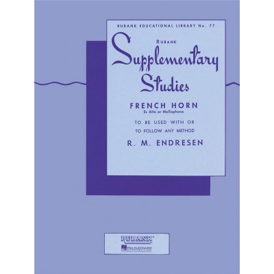 HAL LEONARD ENDRESEN R.M. - RUBANK SUPPLEMENTARY STUDIES - FRENCH HORN