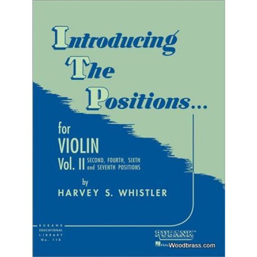 HAL LEONARD WHISTLER H. - INTRODUCING THE POSITION VOL. 2 - VIOLON 